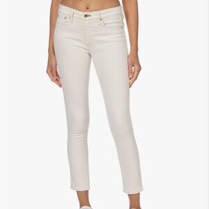 Rag & Bone Cate Mid Rise Ankle Skinny Jeans in Ecru